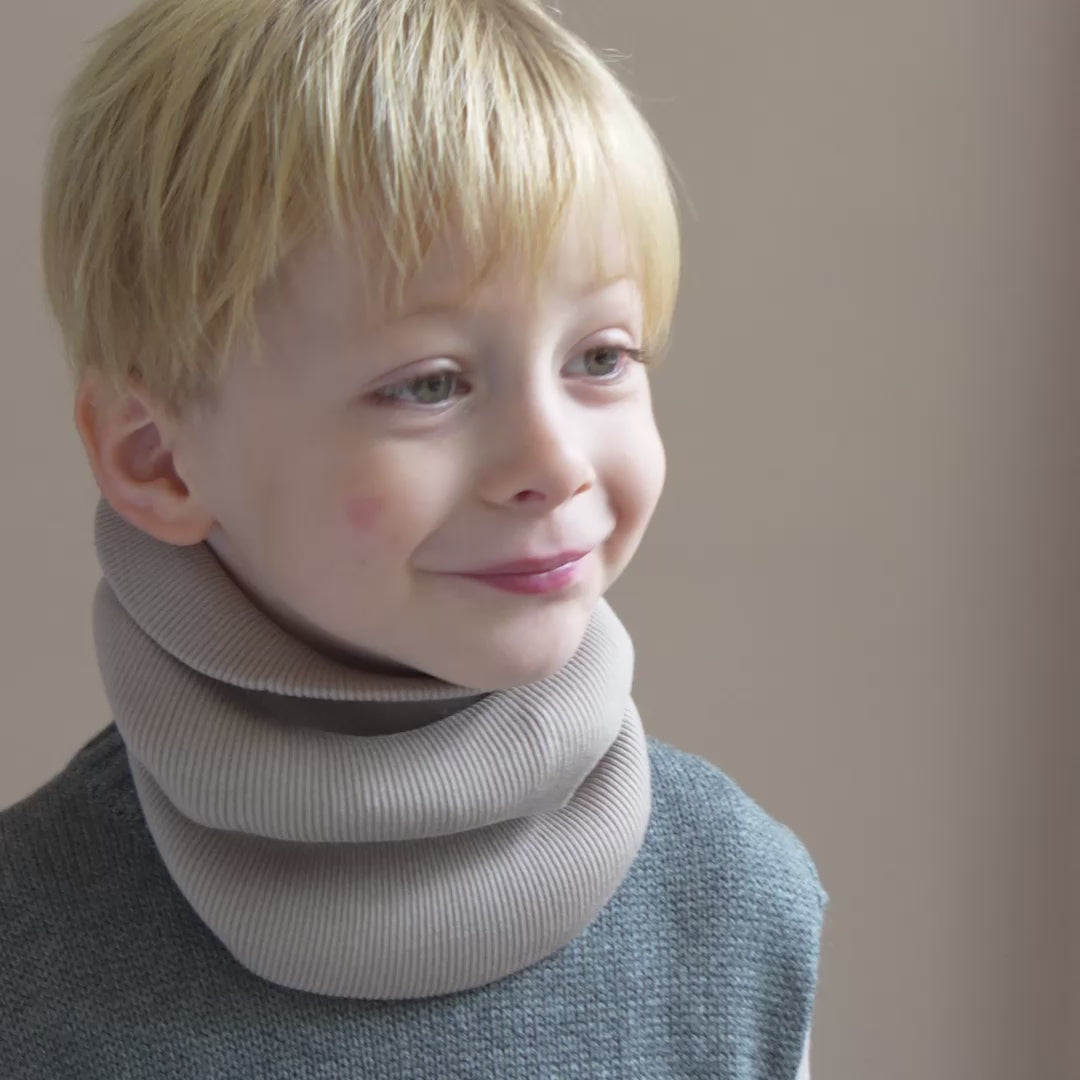 minimalisma Argir - Children's wool snood Bib / Hairband / Acc Hemp
