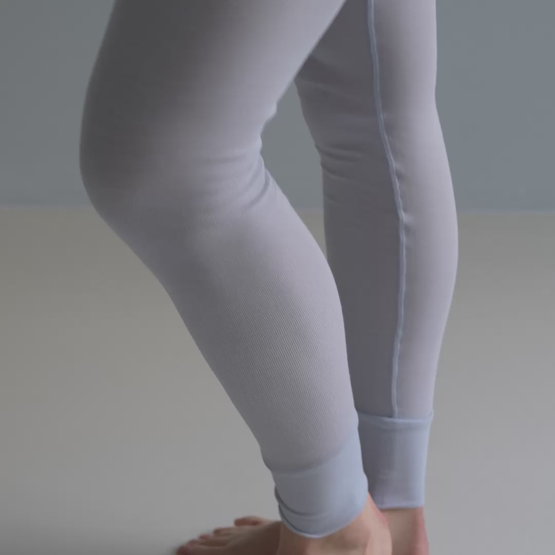 minimalisma Vivid - Women's wool leggings Leggings / pants for women Frost Blue