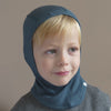minimalisma Alephant - Children's wool balaclava Hat / Bonnet Surf Blue