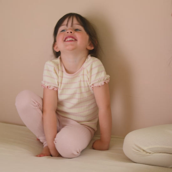 minimalisma Nallie 2-5Y Blouse for kids Cherry Blossom Stripes