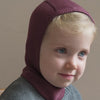 minimalisma Alephant - Children's wool balaclava Hat / Bonnet Bordeaux