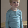 minimalisma Fantacy - Children's organic cotton long sleeve top Blouse for kids Tide