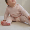 minimalisma Alpine-frill Blouse for babies Pale Blush