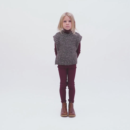 minimalisma Bui 2-6Y Turtleneck Ruby Red