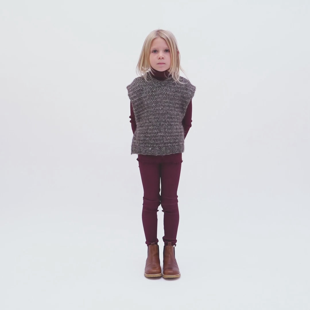 minimalisma Bui 2-6Y Turtleneck Ruby Red