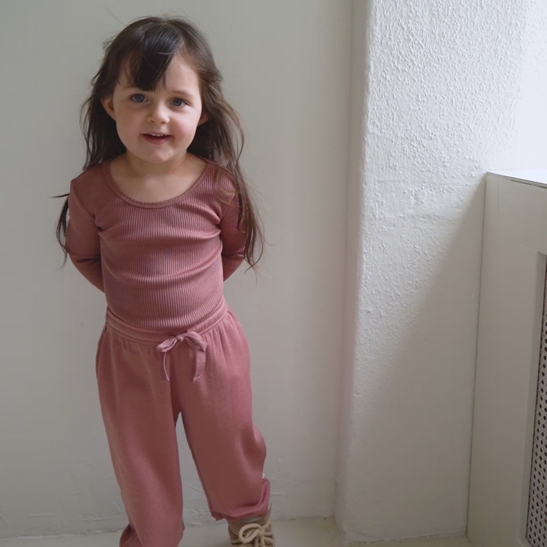 minimalisma Bergen-frill 2-6Y Blouse for kids Antique Rose