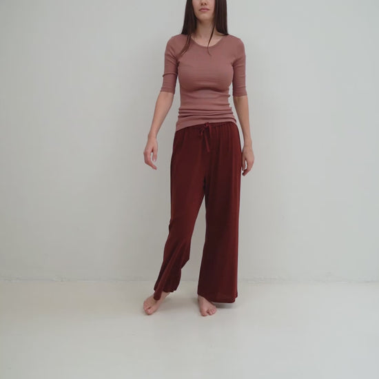 minimalisma Tea Leggings / pants for women Hibiscus