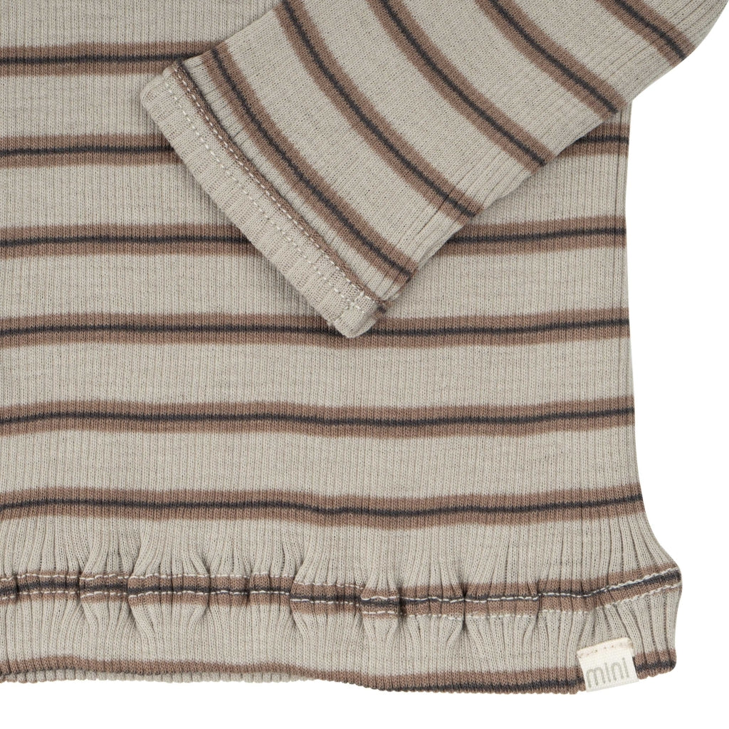 minimalisma Alf 2-6Y Blouse for kids Winter Fog Stripes