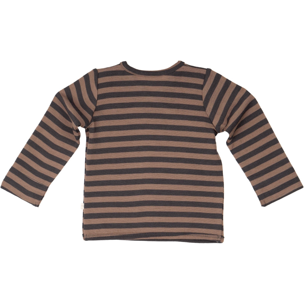 minimalisma Also Blouse for babies Almost Nut Stripes