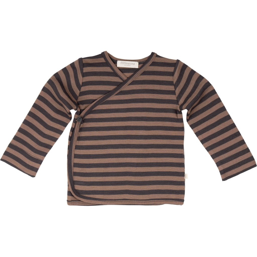 minimalisma Also Blouse for babies Almost Nut Stripes