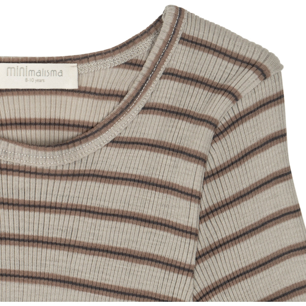minimalisma Atlantic 2-6Y Blouse for kids Winter Fog Stripes
