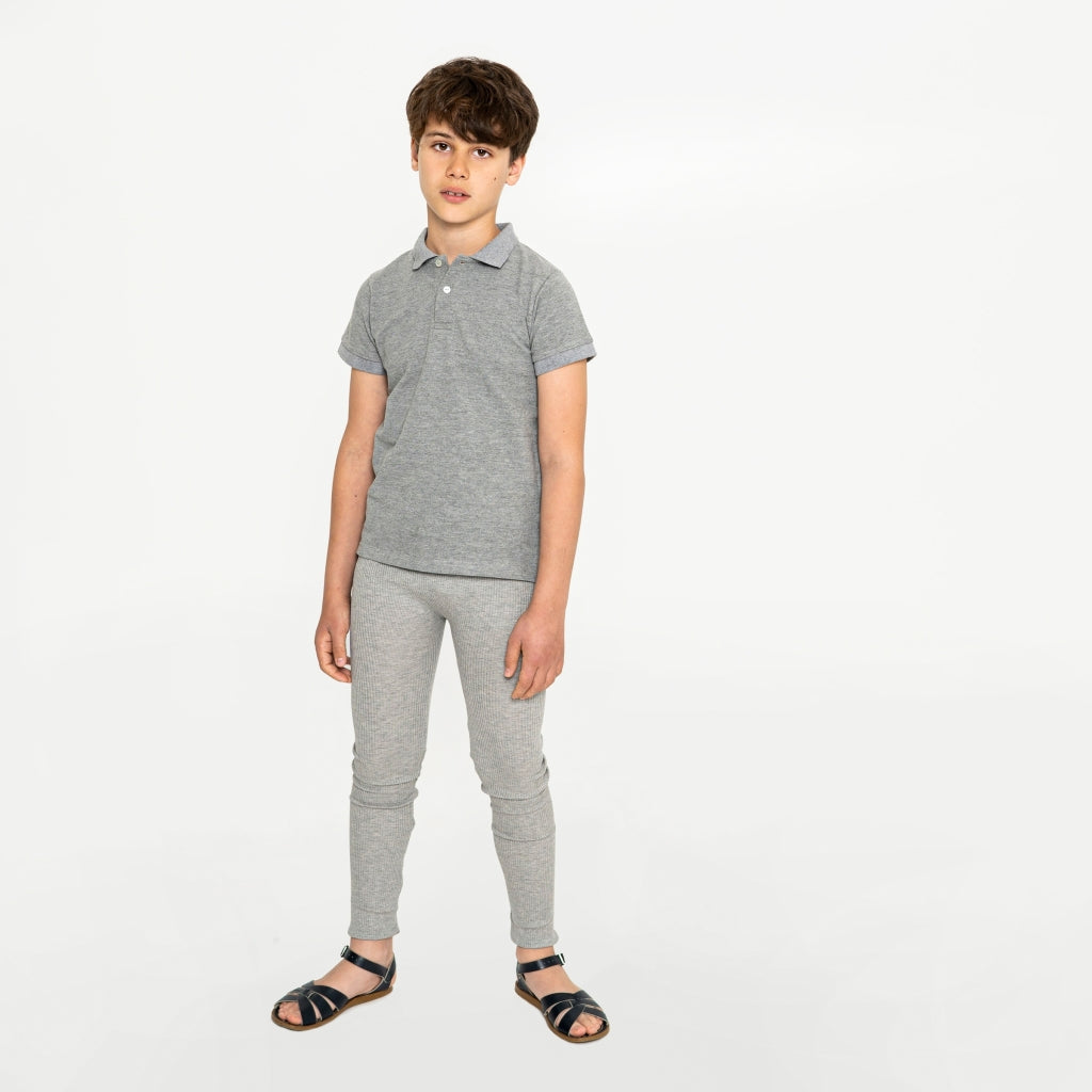 minimalisma Bieber 6-14Y Leggings / pants for kids Grey Melange