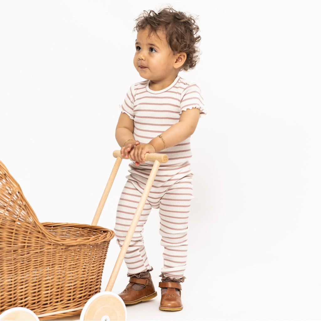 minimalisma Bimse Blouse for babies Dusty Stripes