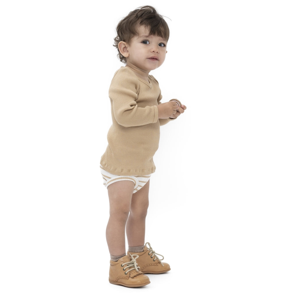 minimalisma Bobbi Leggings / pants for babies and kids Honey Stripes