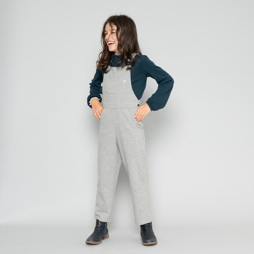 minimalisma Elda classic Leggings / pants for kids Grey Melange