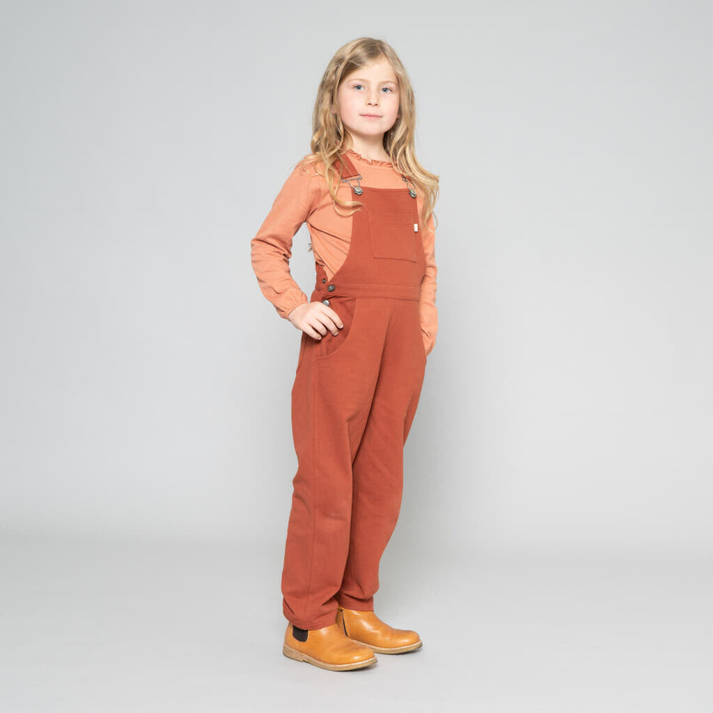 minimalisma Elda classic Leggings / pants for kids Rhubarb