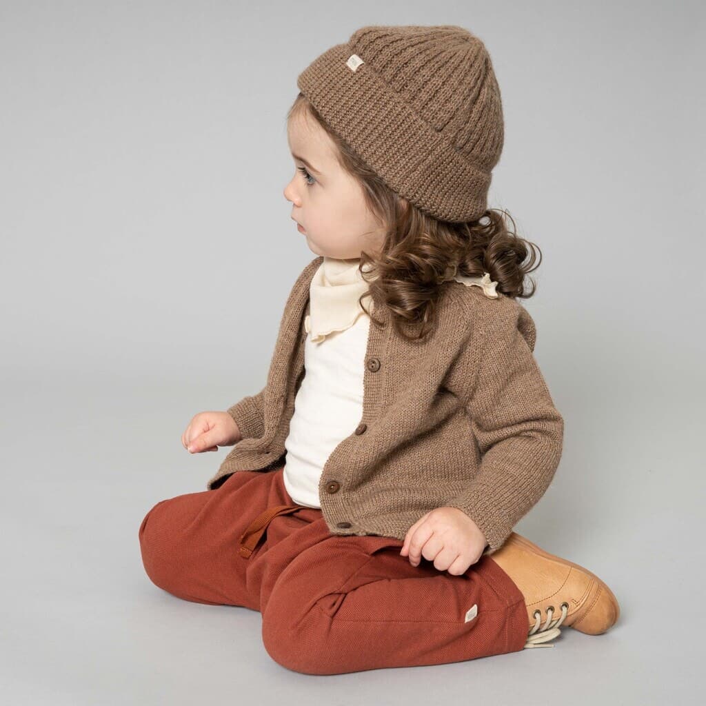 minimalisma Esrum Leggings / pants for babies and kids Rhubarb