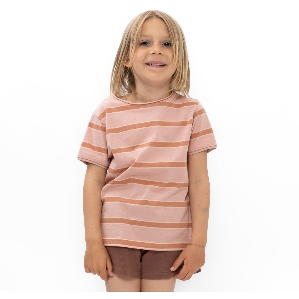 minimalisma Lin Blouse for babies and kids Sorbet Stripes