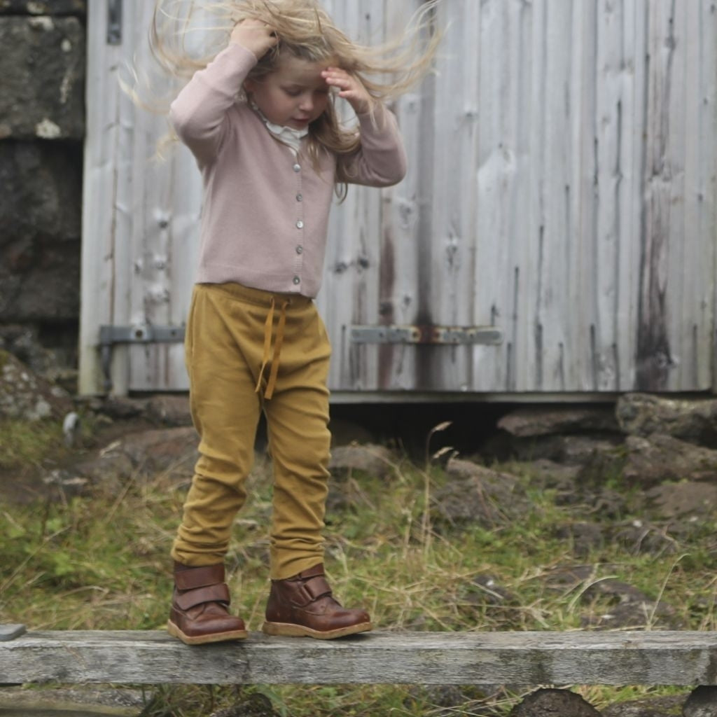 minimalisma Nordic 0-6Y Leggings / pants for babies and kids Golden Leaf