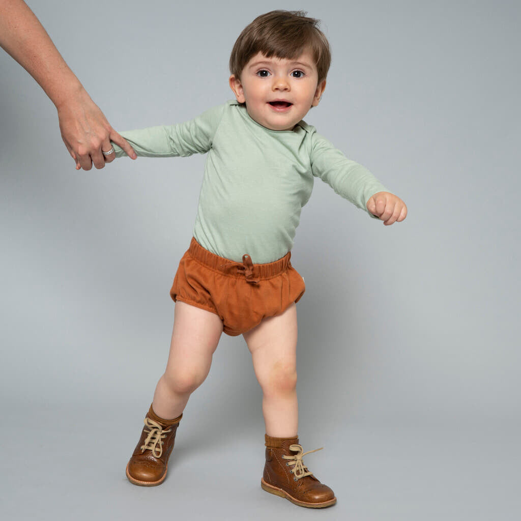 minimalisma Smoelf Leggings / pants for babies Clay